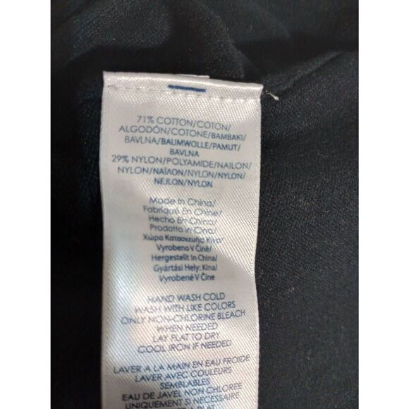 Chaps Dress Ladies‎ Small Black Red Sweater Long Sleeve - Picture 5 of 6